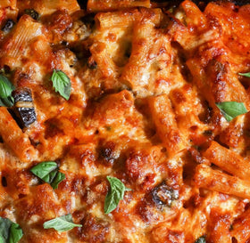 Giadzy ziti corti with ridges that hold hearty sauces.