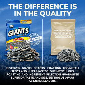 GIANTS Original Sunflower Seeds 12-pack case for bulk shopping