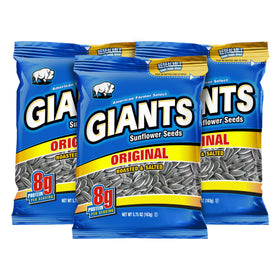 GIANTS Original Sunflower Seeds packaging, bold flavor for bulk snacking.