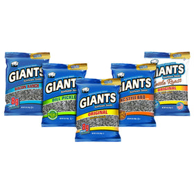 GIANTS Sunflower Seeds variety pack front view for bulk snacking on the go