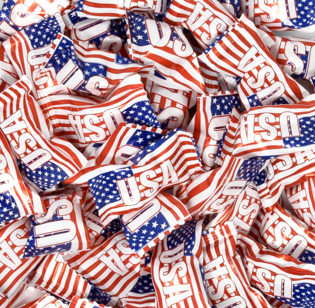 Gift Boutique american-flag-mint-tray-display smooth butter mint texture for a festive buffet