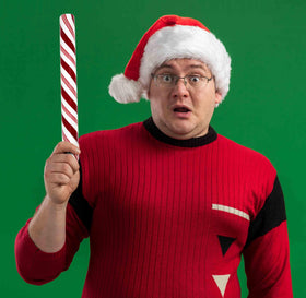 Gift Boutique candy cane used in chocolate bark or cookies adds festive flavor