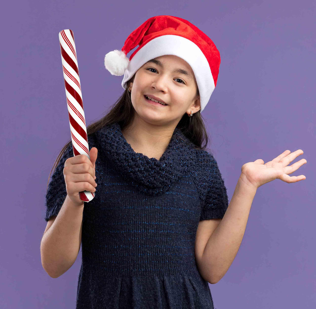 Gift Boutique jumbo peppermint stick serves as a dramatic party prop or display