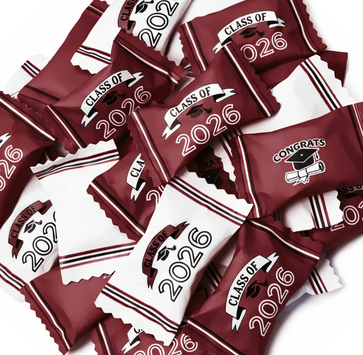 Gift Boutique Class of 2026 mortarboard design butter mints