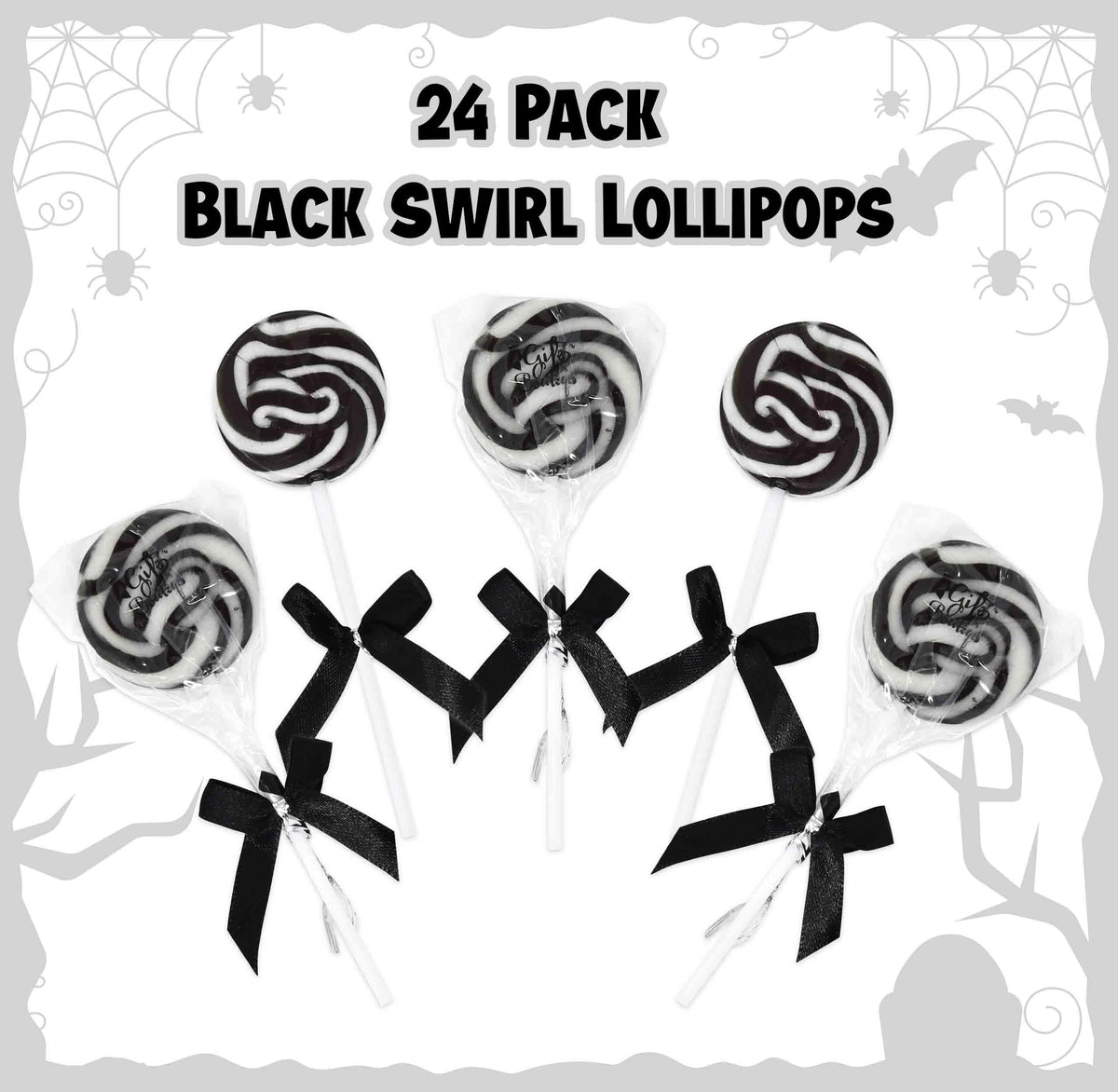 Gift Boutique individually wrapped lollipops ready for easy grab-and-go favors.
