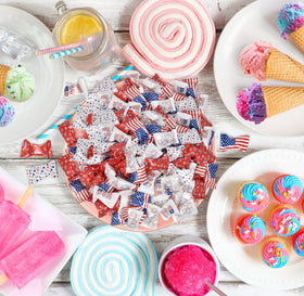Gift Boutique patriotic mints with independent wrappers preserve freshness