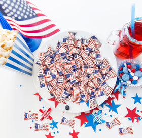 Gift Boutique red-white-blue-mint-candies-individually-wrapped perfect for party favors
