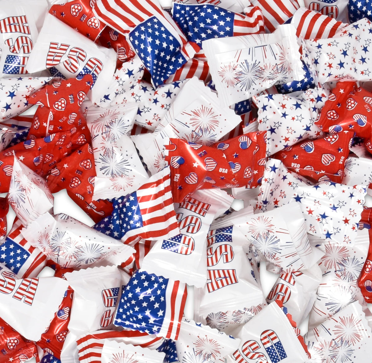 Gift Boutique red white blue mints individually wrapped for easy sharing