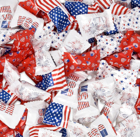 Gift Boutique red white blue mints individually wrapped for easy sharing