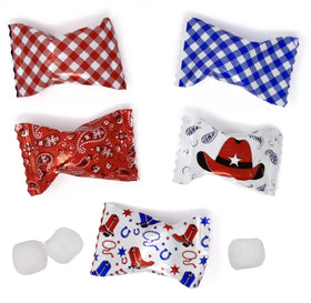 Gift Boutique western cowboy butter mints in bandanna bags for party trays.