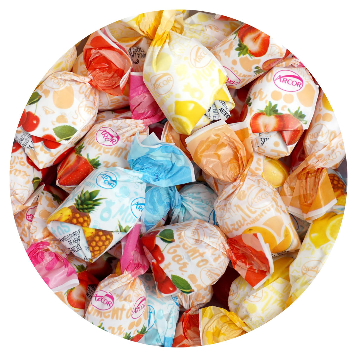 Gift-ready Arcor fruit-filled candy ideal for holidays and celebrations