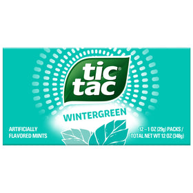 Gift-ready Tic Tac Wintergreen mints for a thoughtful stocking stuffer.