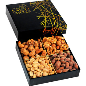 Gifted Sweets Mother's Day nuts gift box 4-variety on display for celebrations