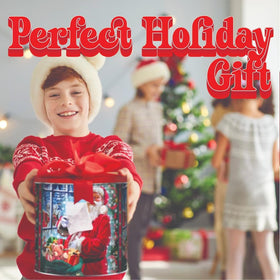 GiftPop ready-to-share gourmet popcorn in a gift-ready tin