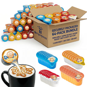 GiftSetHouse Coffee Creamer Singles with foil lids for fresh flavor and mess-free pouring.