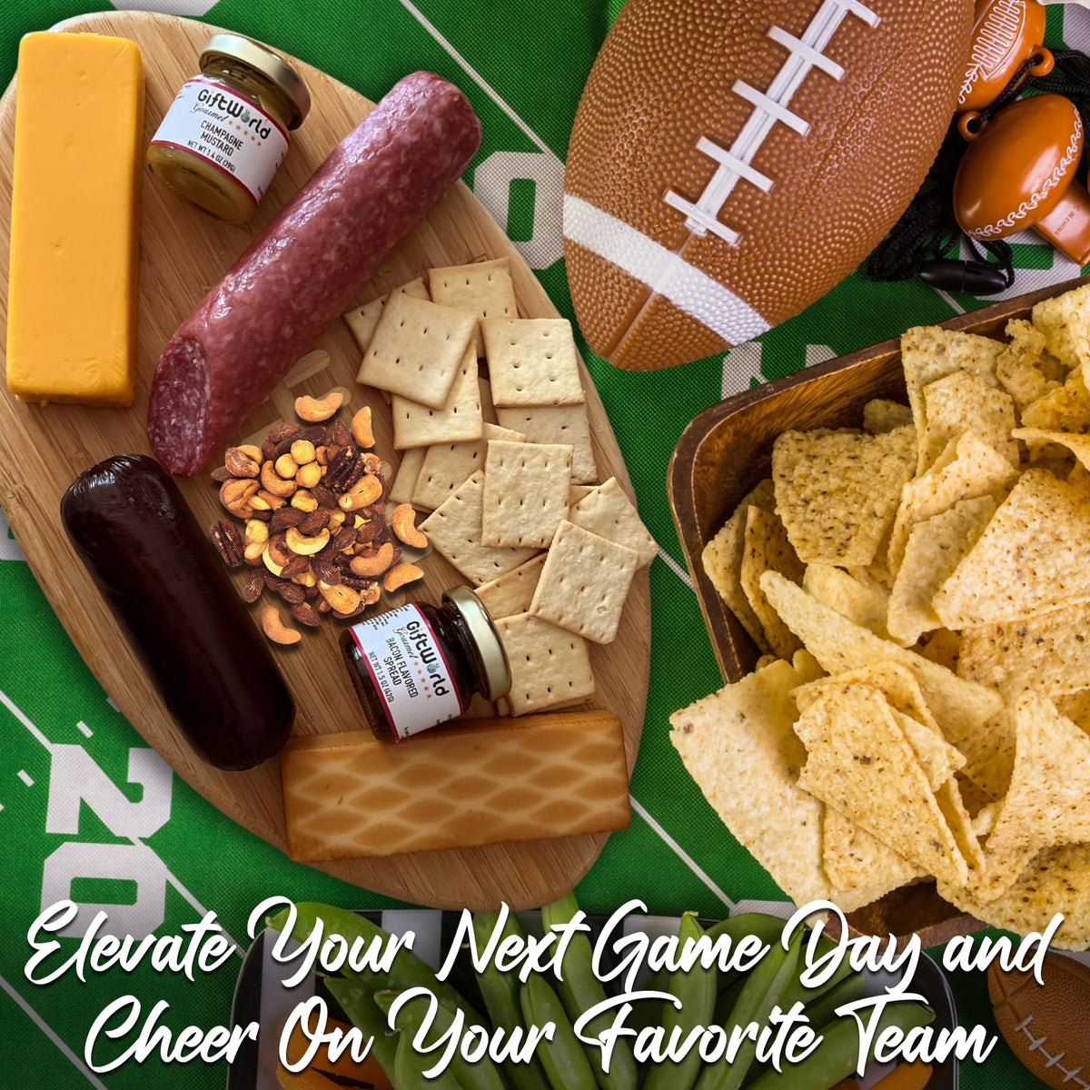 GiftWorld mega snack mix adds savory textures for sharing with friends.