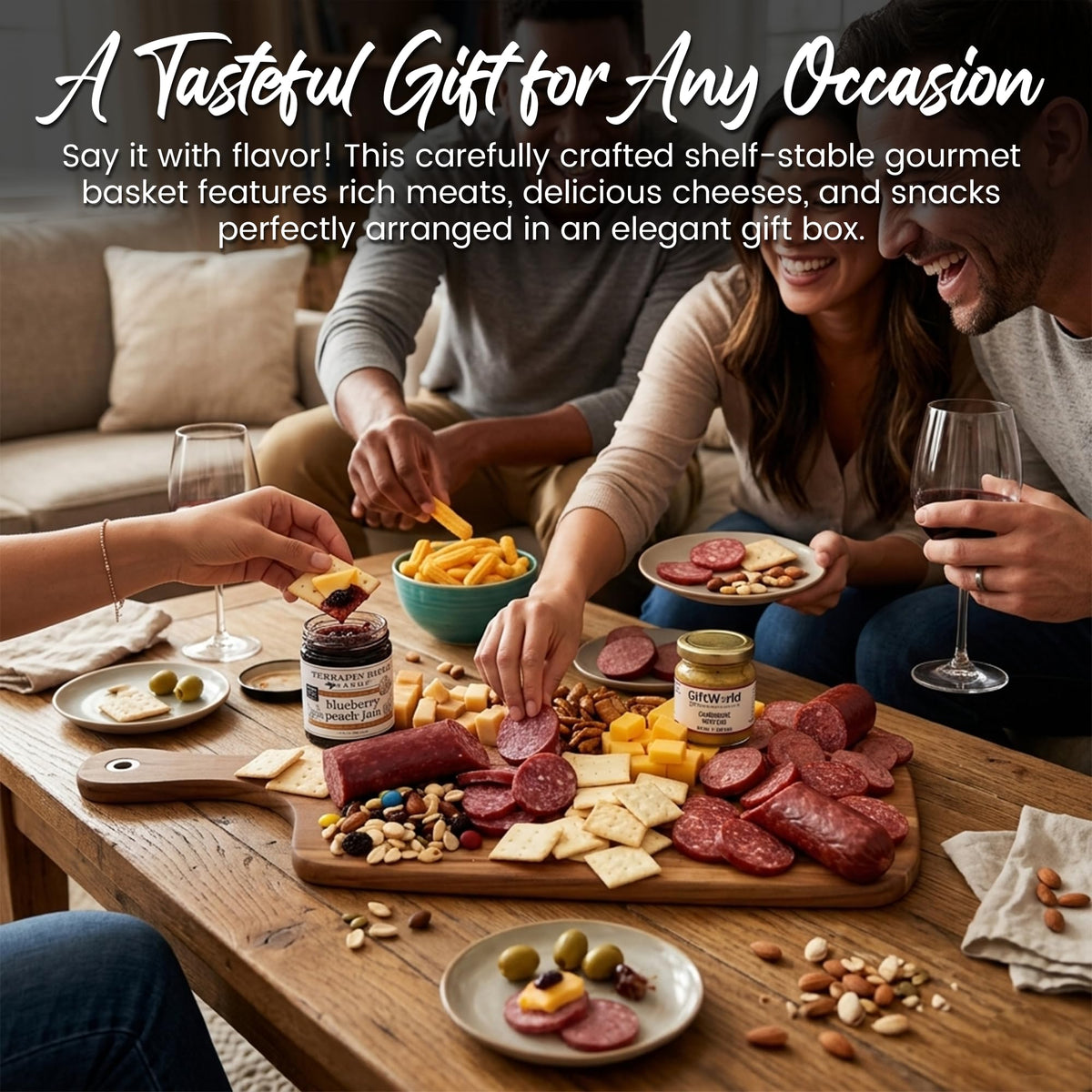 GiftWorld nuts and chocolate variety for elegant snacking and dessert pairings