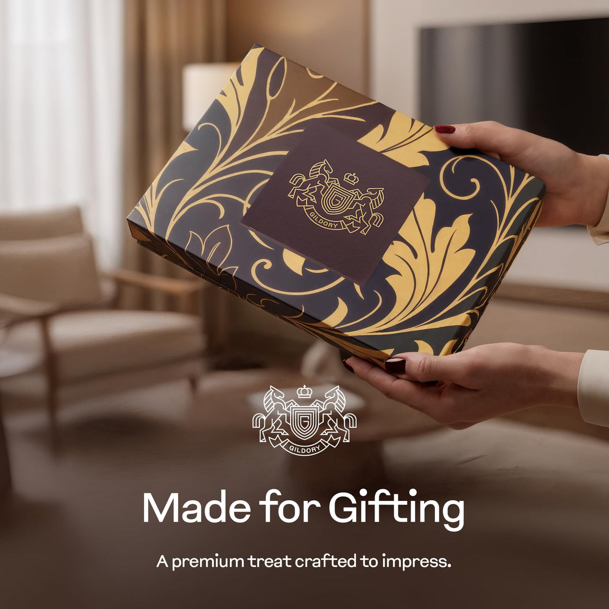 Gildory hazelnut-dome chocolates in a premium box, great for thoughtful gifts.