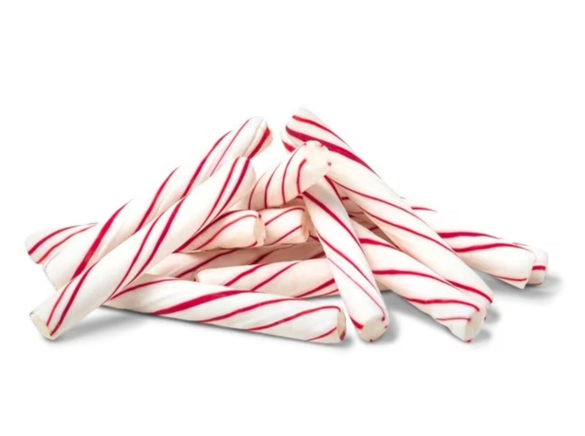 Gilliam Peppermint Sticks striped appearance emphasize timeless candy charm.