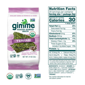 gimMe seaweed eight flavors on display for exploration