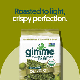 Gimme Seaweed Extra Virgin Olive Oil glaze highlights buttery, rich flavor