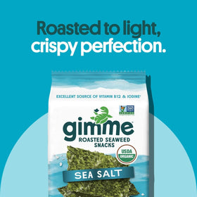 GimMe packaging highlights organic origin and simple ingredients.