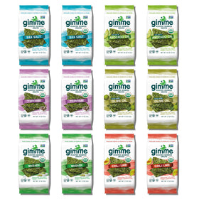 gimMe Seaweed Sea Salt pack offers a keto-friendly, crunchy on-the-go snack