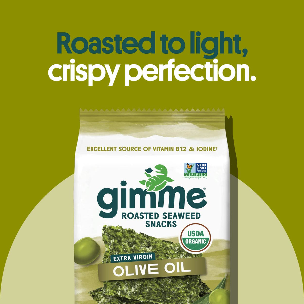 GimMe seaweed snack pack teriyaki flavor for a quick savory bite.