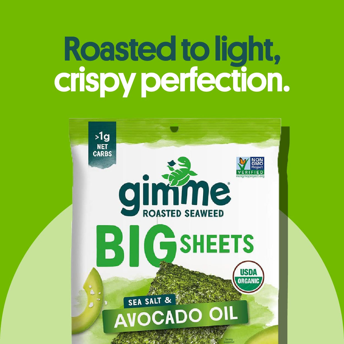 gimMe organic roasted seaweed sheet for lunchbox