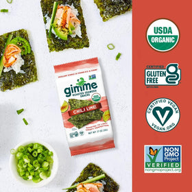 Sustainably harvested from Korea badge on the pack