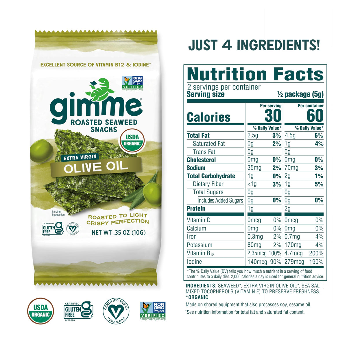 Gimme Seaweed Variety Flavors lineup features eight savory options