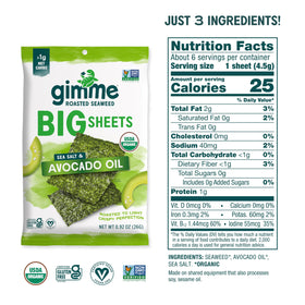 gimMe wasabi-flavor seaweed sheet for bold snack