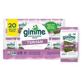 gimMe teriyaki pack on-the-go for keto and vegan snacking