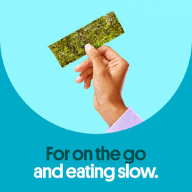 Kids’ lunchbox friendly GimMe Seaweed snack for portable meals.