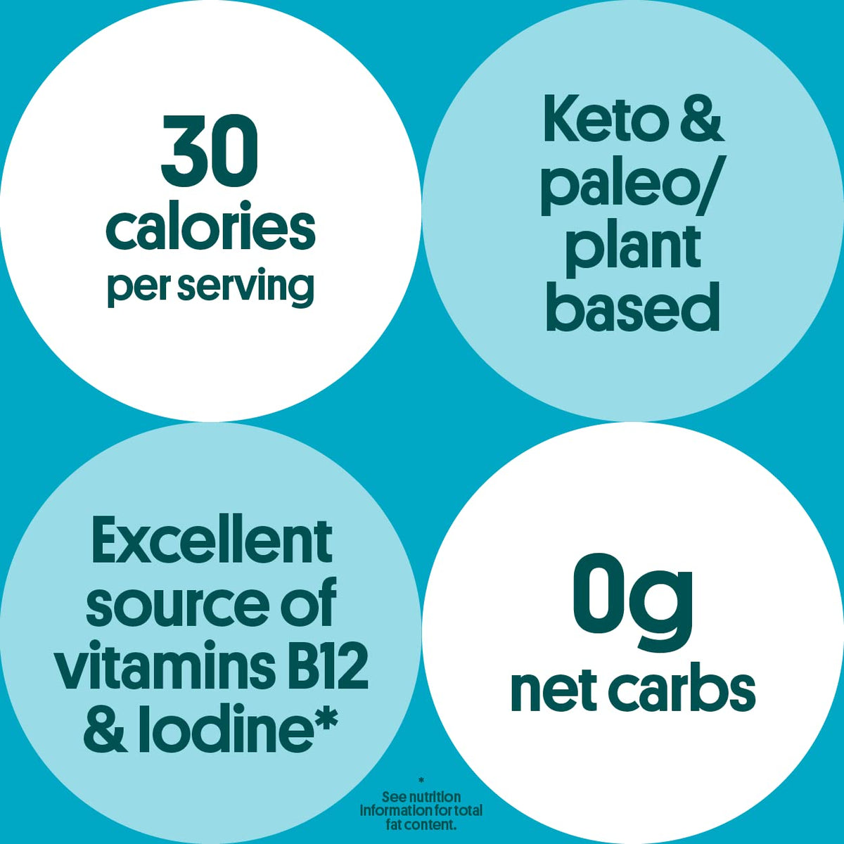 GimMe Organic seaweed ingredients close-up showing quality and purity.
