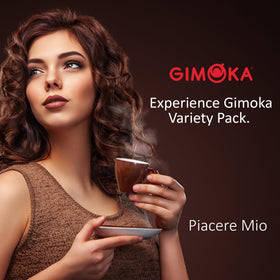 Gimoka Cremoso blend creates rich crema and smooth texture.