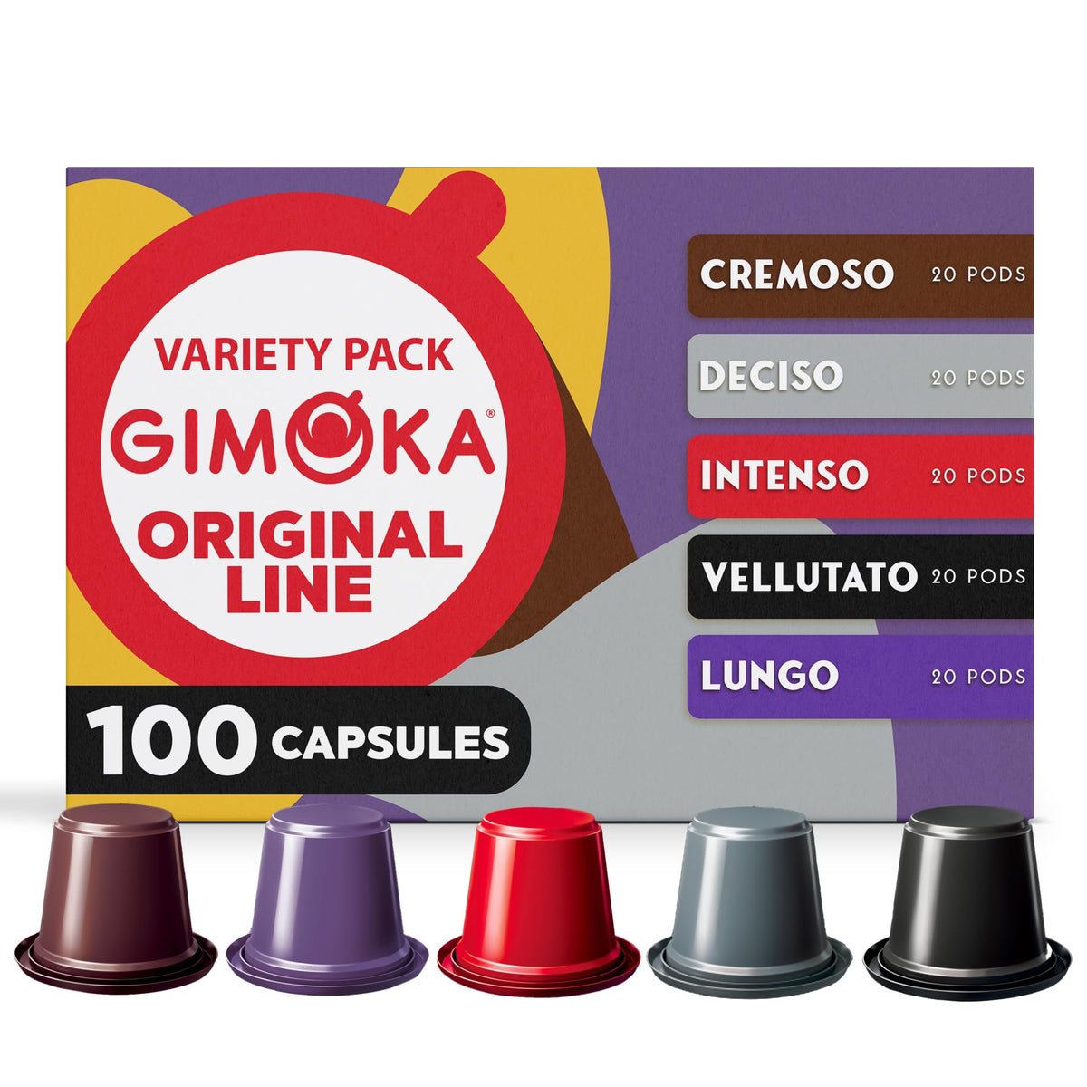 Gimoka Lungo brew pouring for a longer, balanced cup.