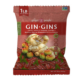 Gin Gins individually wrapped for convenient on-the-go snacking