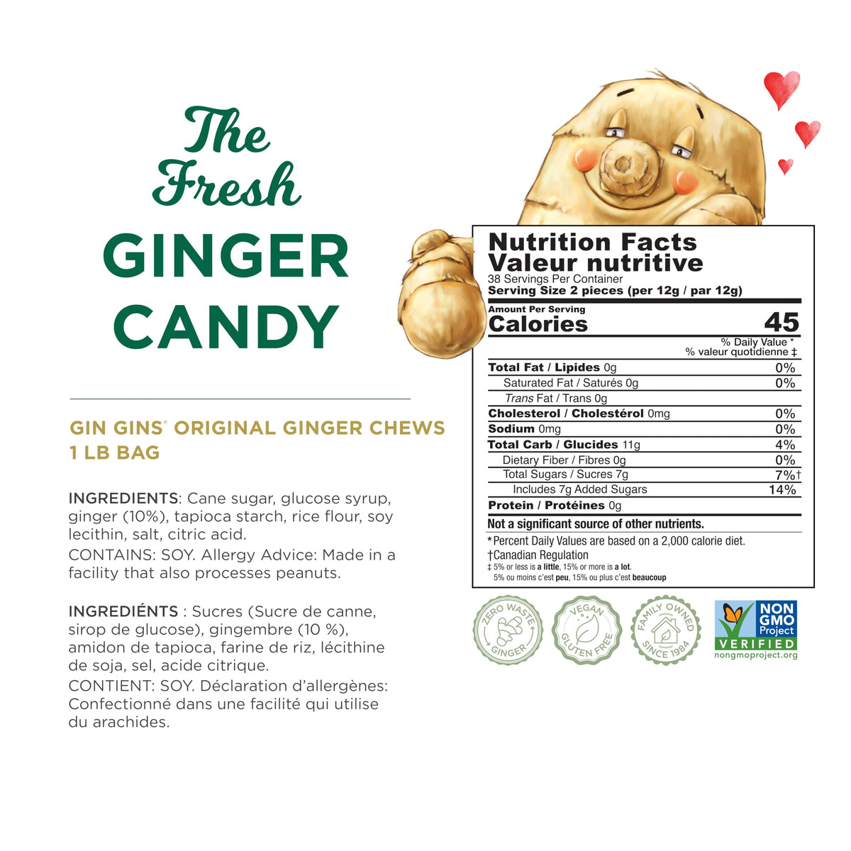 Travel-friendly Gin Gins pack makes nausea-friendly snacking on the go.