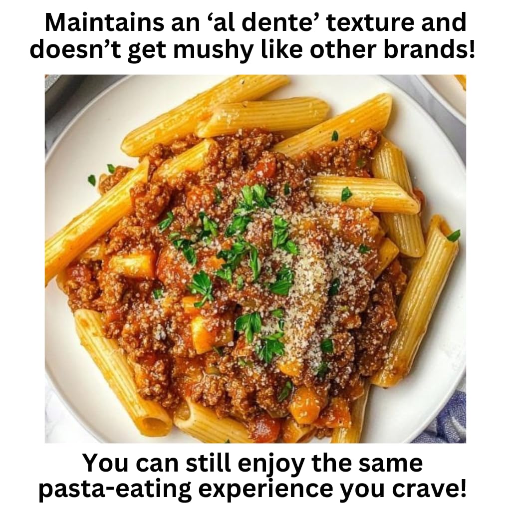 Penne with pesto using Gina's Italian Cuisine pasta for versatile sauces.