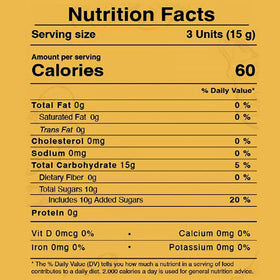 Fusion Sweets Ginger Candy travel-friendly option ideal for purse, car, or desk.