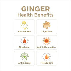 The Ginger People labelled jar highlights organic sourcing and clean ingredients for health-conscious cooks.