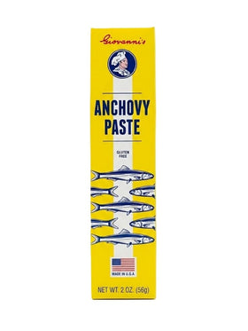 Giovanni's Anchovy Paste ingredients-olive-oil highlight purity and flavor.