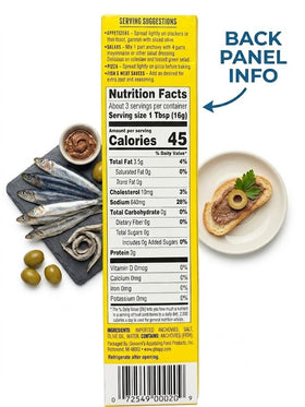 Giovanni's Anchovy Paste pack3-display highlights value and versatile uses in the kitchen.