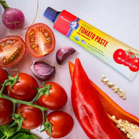 Family-owned Giovanni's Organics USA brand signaling trusted quality