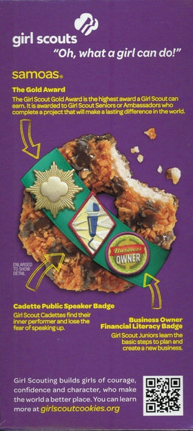 Girl Scout Samoas three-box pack great for celebrations and gatherings.