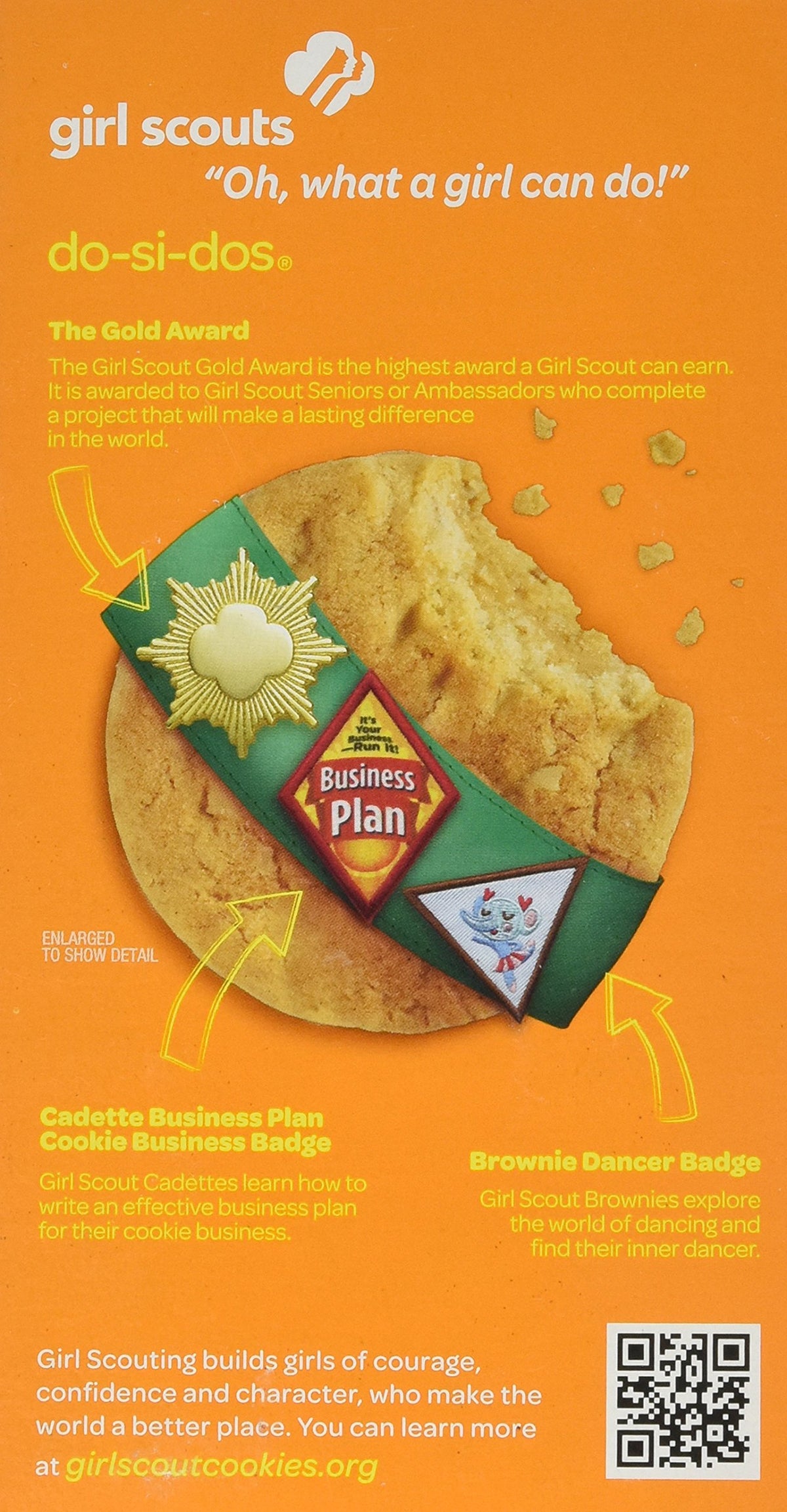 Girl Scout Do-Si-Do box of cookies, ideal for gifting or sharing.