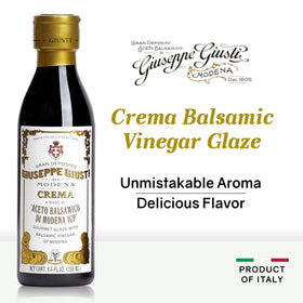 Giusti balsamic glaze on a roast highlights rich flavor and aroma