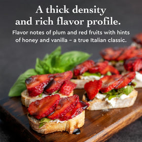Drizzle of Giusti balsamic over cheese adds refined finishing touch.