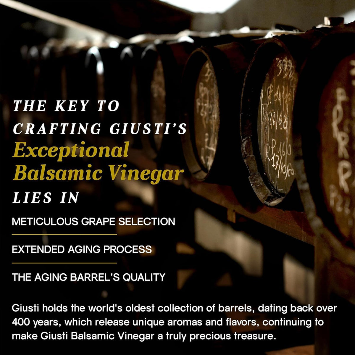 Giusti gift box presentation enhances gifting for Italian culinary enthusiasts.